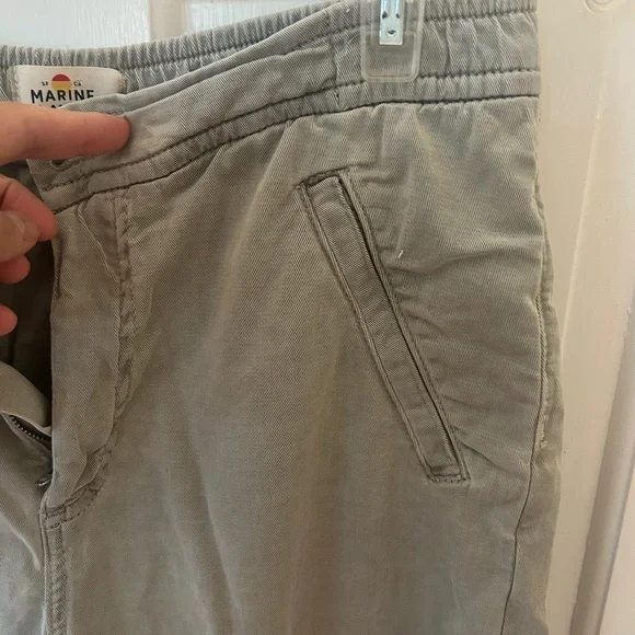 MARINE LAYER SATURDAY PANT IN FADED OLIVE SIZE MEFIUM - Picture 5 of 7